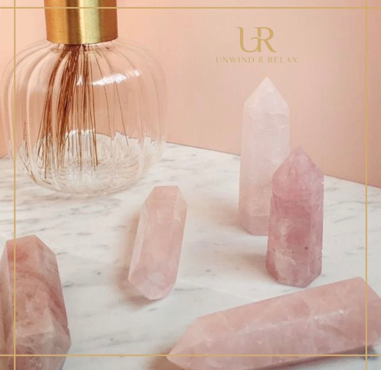 Rose Quartz Candle