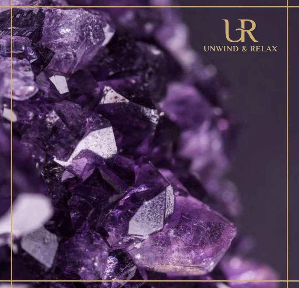 Amethyst Crystal Candle