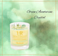 Green Aventurine Crystal Candle